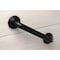 Kingston Brass Modern DR314120 Restoration 12" Decorative 1-1/4" OD Grab Bar, Matte Black, 15.06 L, Brass DR314120 - alternate 3